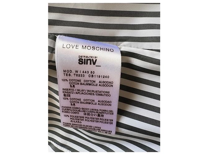 Love Moschino Conjunto de Lã Cinza - vista 8