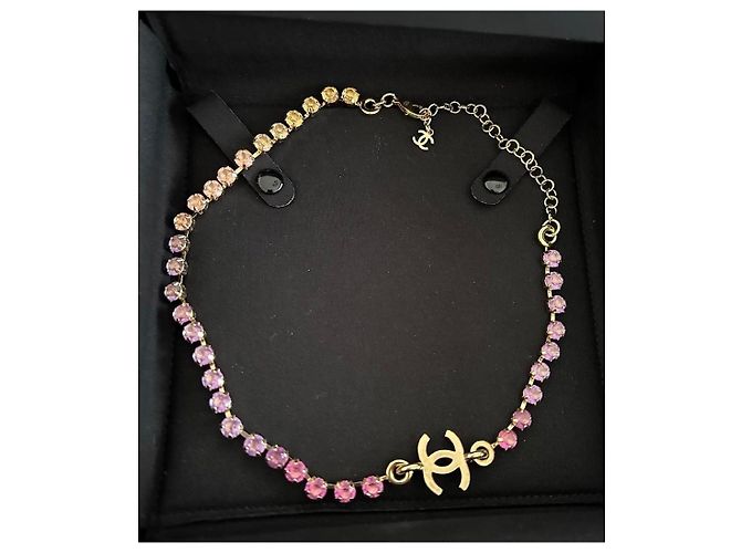 Collana Chanel Cristalli Multicolore Collezione 2024 - vista 2