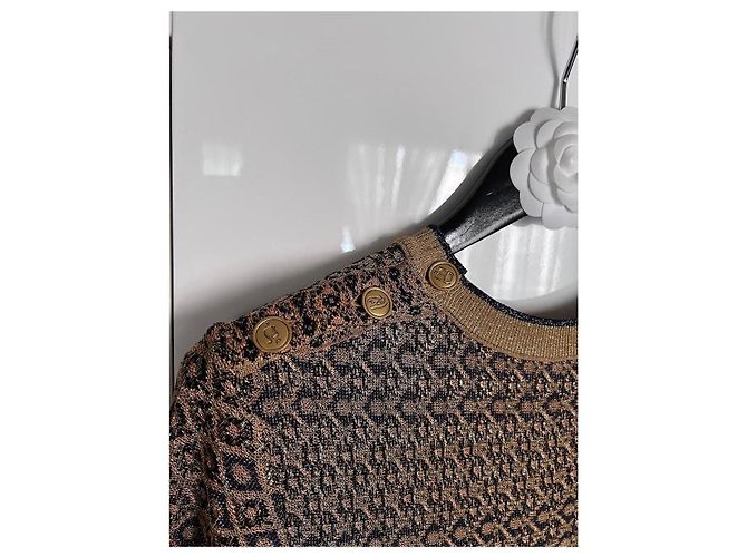 Chanel Runway 2019 Kleid Ägyptische Kollektion Golden - vista 4
