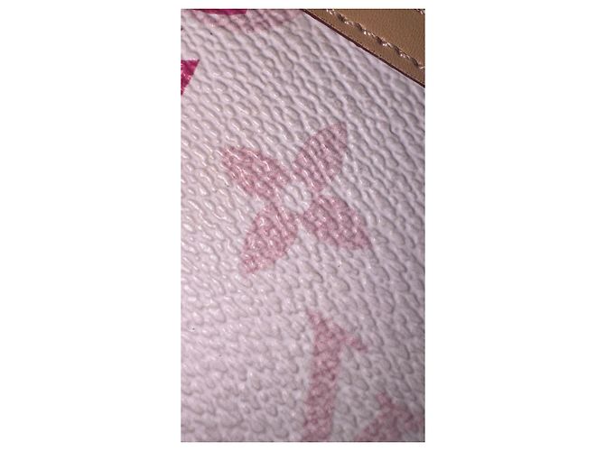 Louis Vuitton x Takashi Murakami Cartera Cherry Blossom Rosa - vista 8