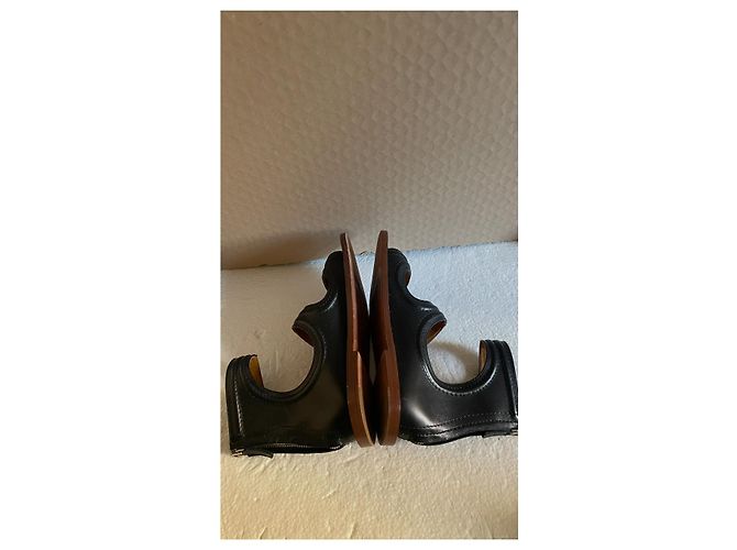Sandali Chloé in pelle nera con cinturino alla caviglia Nero - vista 5