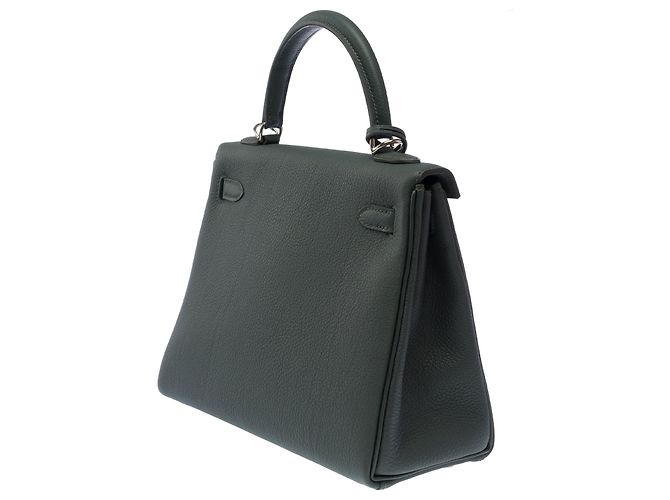 Hermès Borsa HERMES Kelly 25 in Pelle Verde - 103493 - vista 6