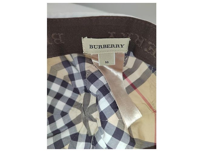Casquette Burberry Enfant en Coton Blanc - vue 3
