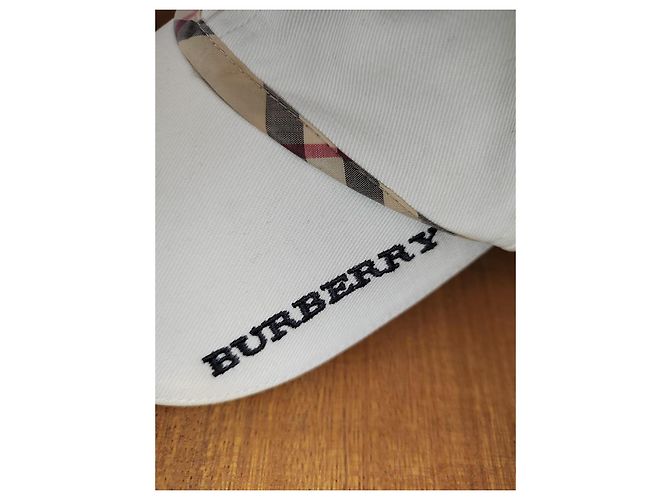Casquette Burberry Enfant en Coton Blanc - vue 6