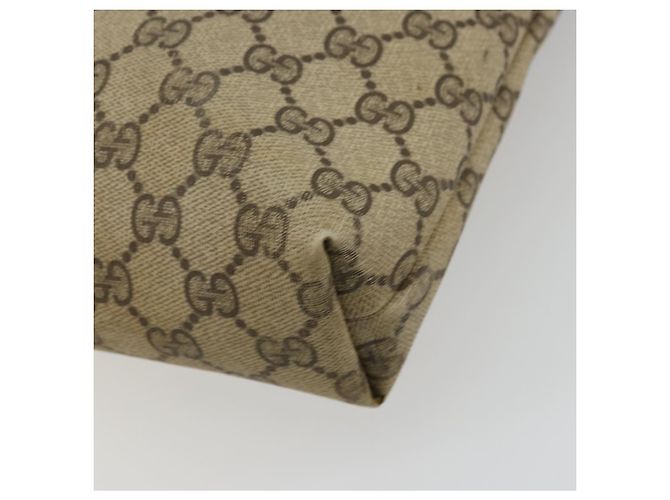 Borsa Tote GUCCI GG Supreme Web Sherry Line PVC Beige Rosso Verde Auth 177505 - vista 16