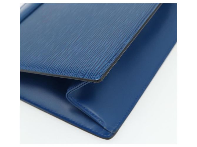 LOUIS VUITTON Epi Trousse Crete Pouch Blue M48405 LV Auth 171231 - vista 14