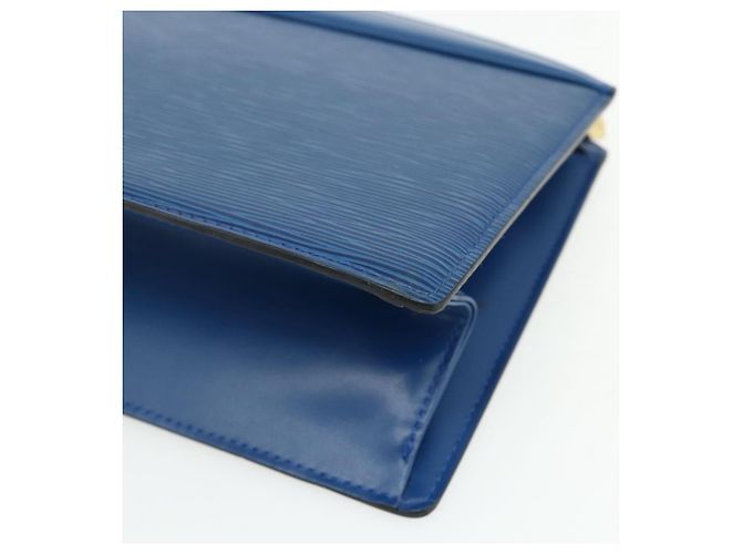 LOUIS VUITTON Epi Trousse Crete Pouch Blue M48405 LV Auth 171231 - vista 15