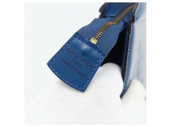 LOUIS VUITTON Epi Trousse Crete Pouch Blue M48405 LV Auth 171231 - vista 8