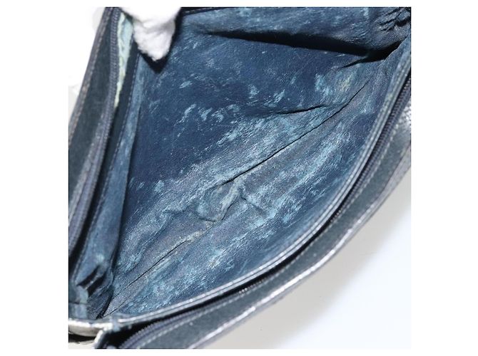 Borsa a tracolla GUCCI GG Supreme Sherry Line PVC Navy Gold 41 02 013 Auth fm5338 D'oro Blu navy - vista 11