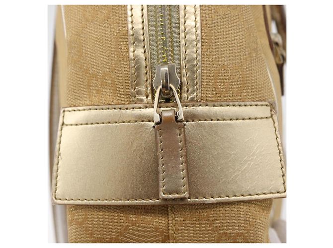 Borsa GUCCI GG Canvas Oro 002 1115 Auth 178250 D'oro - vista 10