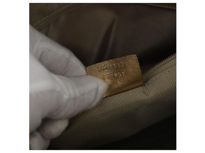 Borsa GUCCI GG Canvas Oro 002 1115 Auth 178250 D'oro - vista 12