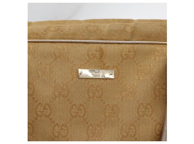 Borsa GUCCI GG Canvas Oro 002 1115 Auth 178250 D'oro - vista 17