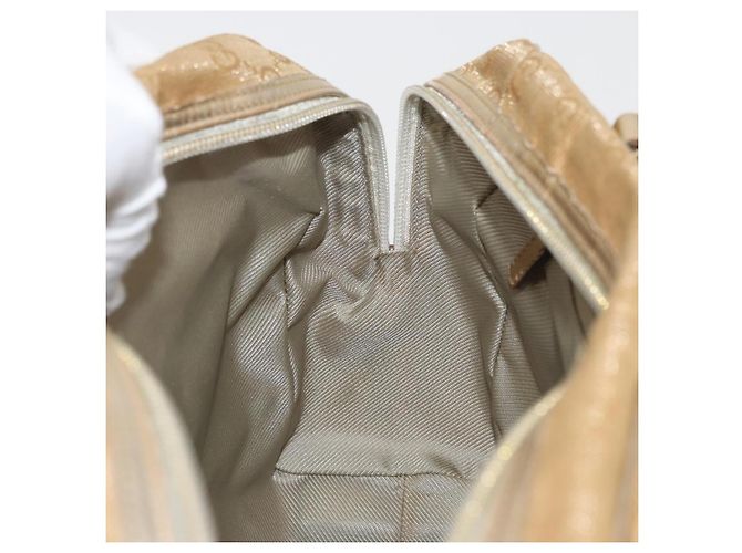 Borsa GUCCI GG Canvas Oro 002 1115 Auth 178250 D'oro - vista 20