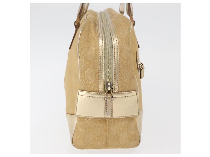 Borsa GUCCI GG Canvas Oro 002 1115 Auth 178250 D'oro - vista 4