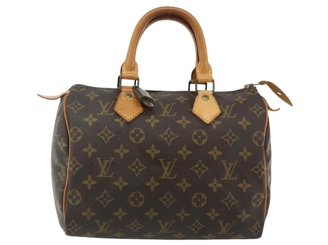LOUIS VUITTON Bolso Monogram Speedy 25 M41528 LV Auth 175495A Monograma - vista 13