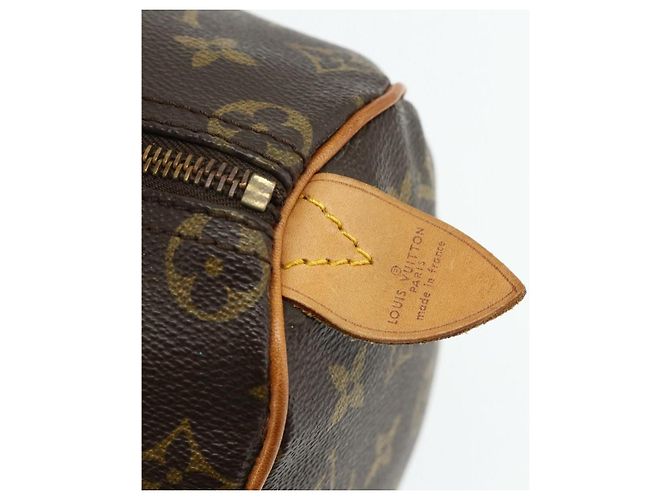 LOUIS VUITTON Bolso Monogram Speedy 25 M41528 LV Auth 175495A Monograma - vista 18