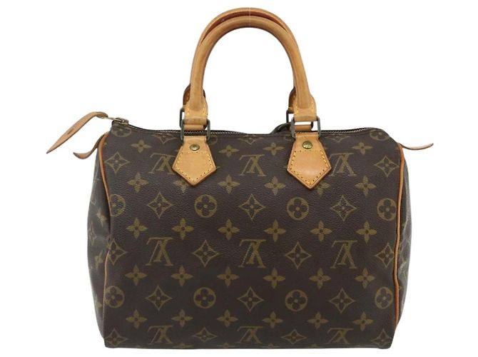 LOUIS VUITTON Bolso Monogram Speedy 25 M41528 LV Auth 175495A Monograma - vista 2