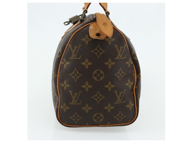 LOUIS VUITTON Bolso Monogram Speedy 25 M41528 LV Auth 175495A Monograma - vista 4