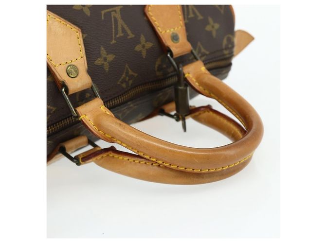 LOUIS VUITTON Bolso Monogram Speedy 25 M41528 LV Auth 175495A Monograma - vista 7