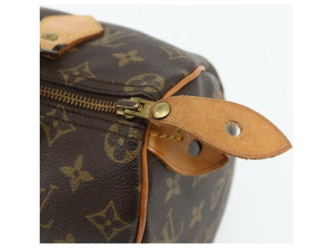 LOUIS VUITTON Bolso Monogram Speedy 25 M41528 LV Auth 175495A Monograma - vista 9
