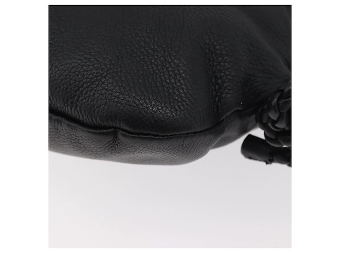 GUCCI Shoulder Bag Leather Black Silver 268244 Auth bs35022 Silvery - view 17