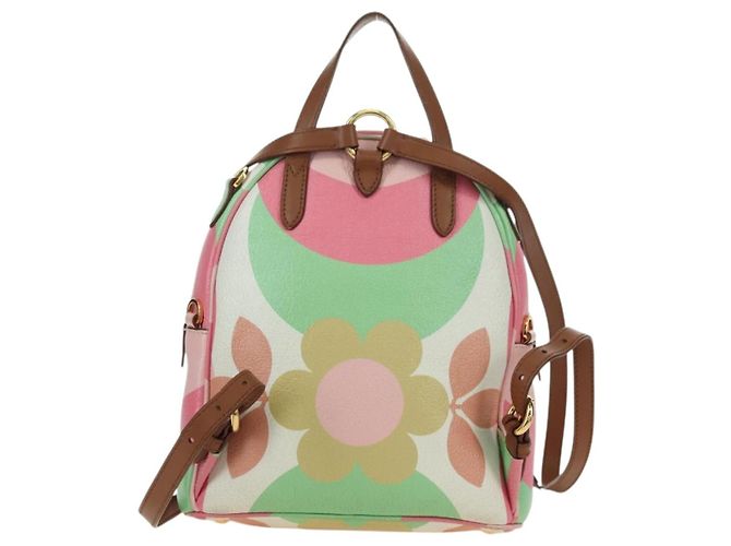 Miu Miu Backpack Leather Multicolor Gold Auth am11496V Multiple colors Golden - view 2