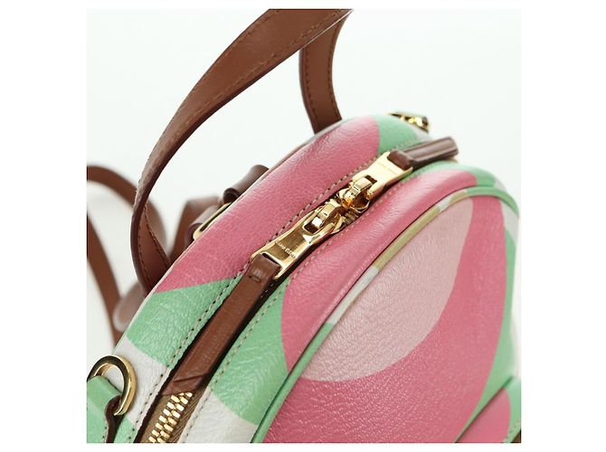 Miu Miu Backpack Leather Multicolor Gold Auth am11496V Multiple colors Golden - view 24
