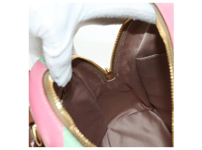 Miu Miu Backpack Leather Multicolor Gold Auth am11496V Multiple colors Golden - view 27