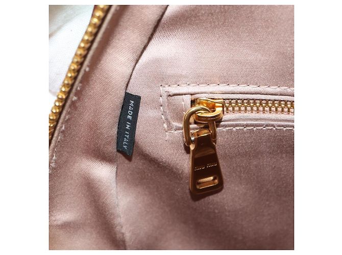Miu Miu Backpack Leather Multicolor Gold Auth am11496V Multiple colors Golden - view 29