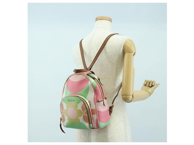 Miu Miu Backpack Leather Multicolor Gold Auth am11496V Multiple colors Golden - view 31