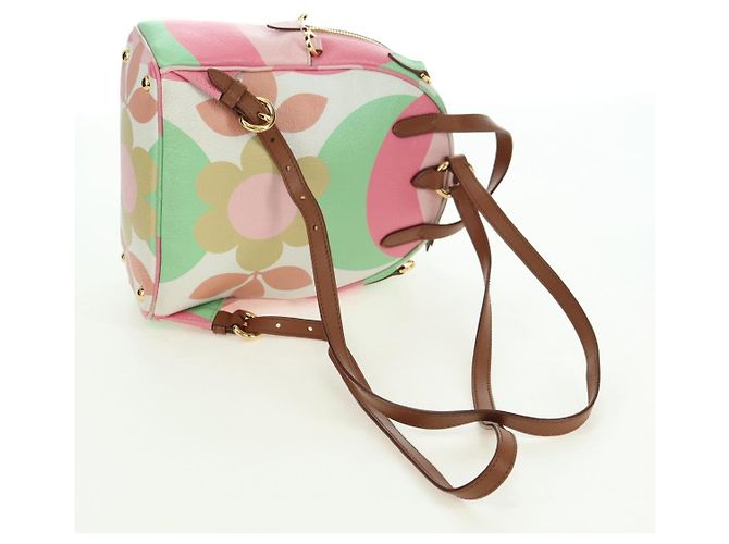 Miu Miu Backpack Leather Multicolor Gold Auth am11496V Multiple colors Golden - view 8