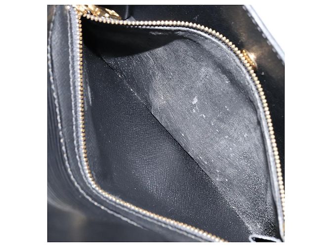LOUIS VUITTON Epi Montaigne 23 Clutch Nero M52662 LV Auth 171232 - vista 11