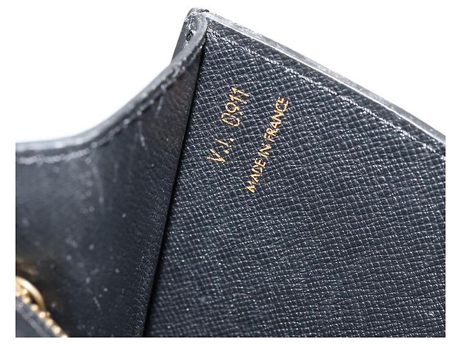 LOUIS VUITTON Epi Montaigne 23 Clutch Nero M52662 LV Auth 171232 - vista 12