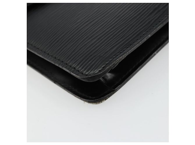 LOUIS VUITTON Epi Montaigne 23 Clutch Nero M52662 LV Auth 171232 - vista 14