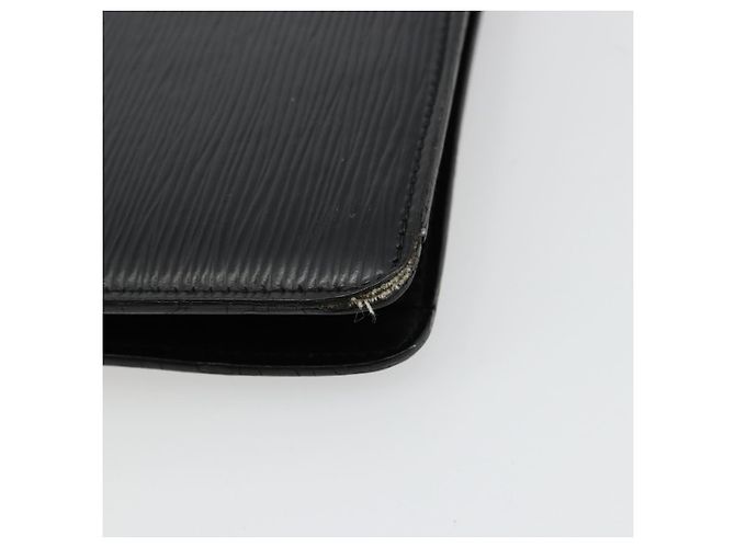 LOUIS VUITTON Epi Montaigne 23 Clutch Nero M52662 LV Auth 171232 - vista 16