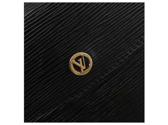 LOUIS VUITTON Epi Montaigne 23 Clutch Nero M52662 LV Auth 171232 - vista 17