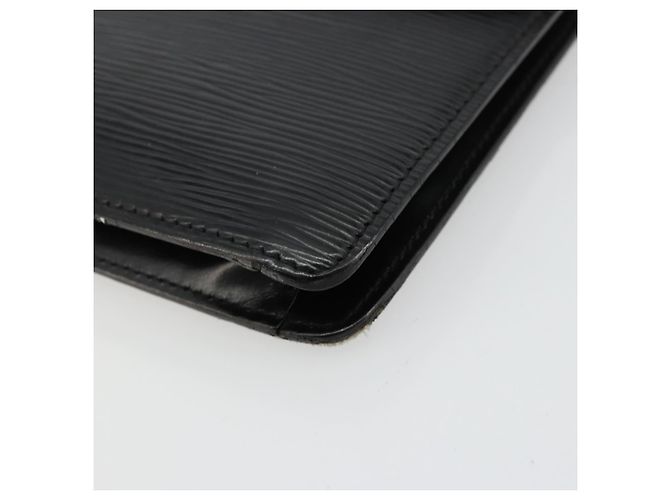 LOUIS VUITTON Epi Montaigne 23 Clutch Nero M52662 LV Auth 171232 - vista 7
