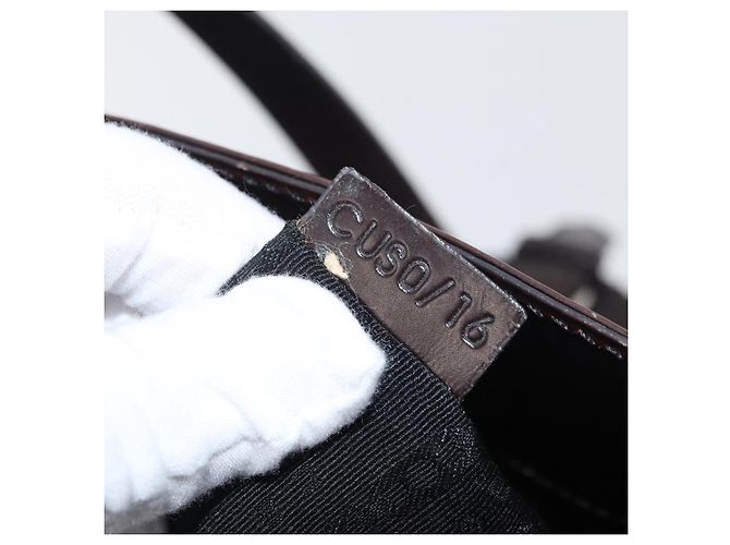 Céline CELINE C Sulky Tote Bag Canvas Grau Silber Auth ka4159 Braun - Ansicht 12