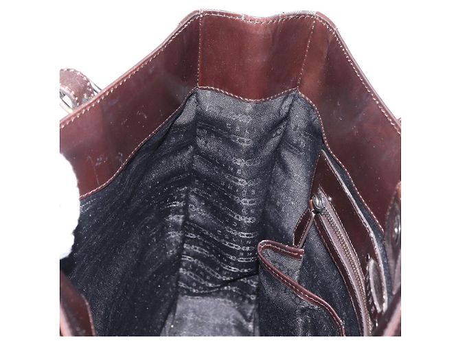 Céline CELINE C Sulky Tote Bag Canvas Grau Silber Auth ka4159 Braun - Ansicht 21