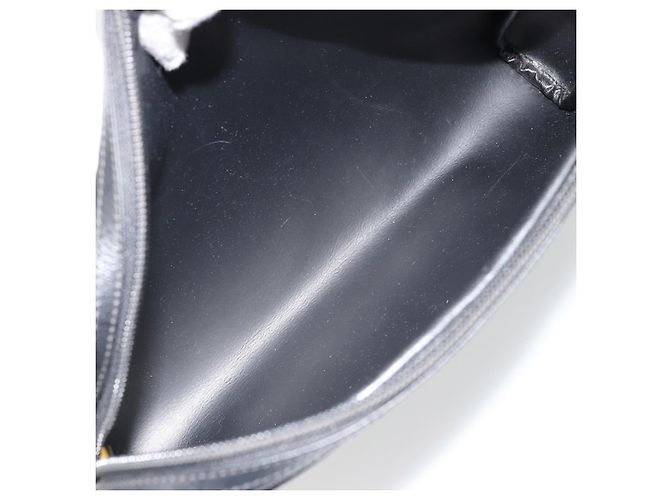 Borsa a tracolla Christian Dior Honeycomb Canvas PVC Nero Oro Auth 177040 D'oro - vista 12