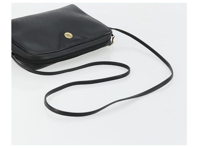 Borsa a tracolla Christian Dior Honeycomb Canvas PVC Nero Oro Auth 177040 D'oro - vista 7