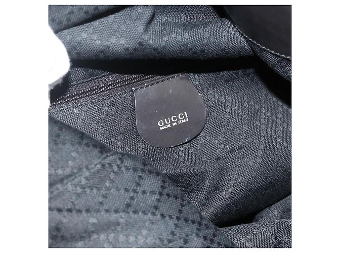 Borsa a Spalla GUCCI Bamboo Nylon 2way Grigio Argento 001 2123 1577 Auth bs34814 Marrone - vista 19