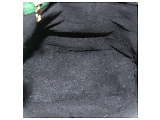 Borsa a Spalla LOUIS VUITTON Epi Randonnee GM Verde M43084 LV Auth 177520 - vista 11