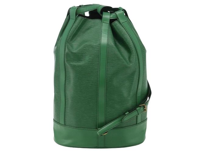 Borsa a Spalla LOUIS VUITTON Epi Randonnee GM Verde M43084 LV Auth 177520 - vista 2