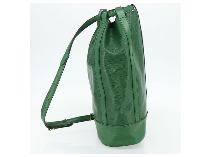 Borsa a Spalla LOUIS VUITTON Epi Randonnee GM Verde M43084 LV Auth 177520 - vista 3