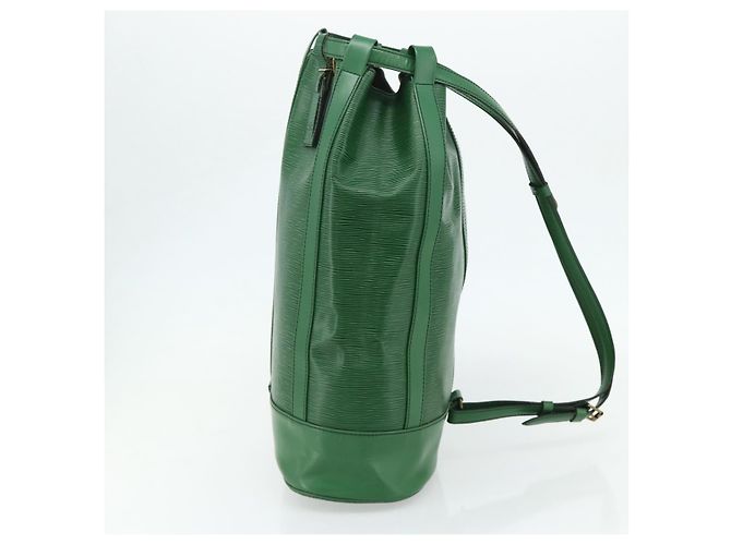 Borsa a Spalla LOUIS VUITTON Epi Randonnee GM Verde M43084 LV Auth 177520 - vista 4