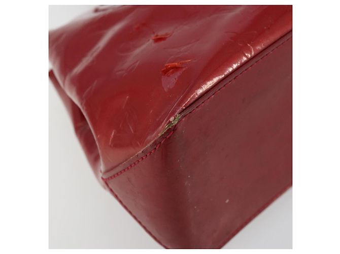 LOUIS VUITTON Borsa Monogram Vernis Wilshire PM Pomme D'amour M93642 Auth 177241 Rosso - vista 15