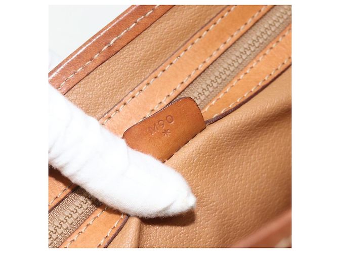 Céline CELINE Macadam Canvas Schultertasche PVC Leder Braun Gold Auth bs34803 Golden - Ansicht 12