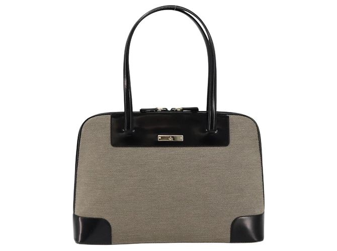 GUCCI Tote Bag Canvas Leather Beige Gold 002 1122 3444 Auth 177565 Golden - view 13