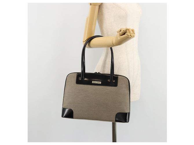 GUCCI Tote Bag Canvas Leather Beige Gold 002 1122 3444 Auth 177565 Golden - view 23